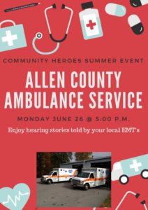 Community Heroes Summer Event - Allen County Ambulance Service